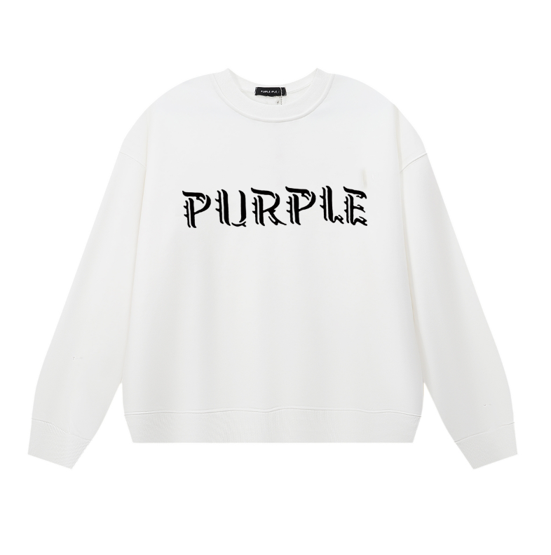 Purple 2024  Men's Long-Sleeve T-shirt Sweatshirt 1147