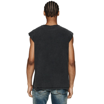 PURPLE Make Old Sleeveless T-Shirt ZJBPUR058#