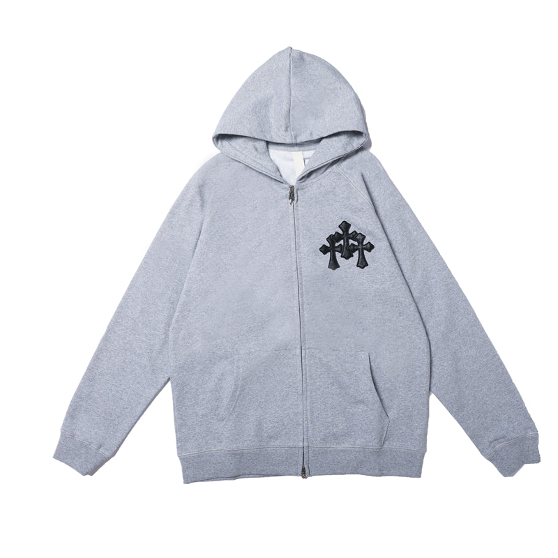 Chrome Hearts Zip Up Hoodie 8652