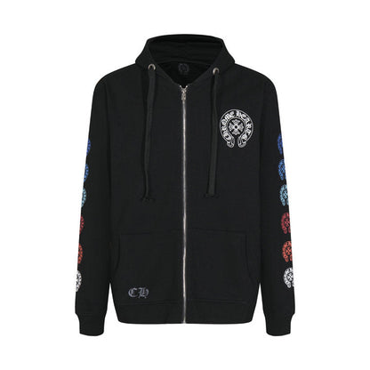 Chrome Hearts Zip Up Hoodie K5011