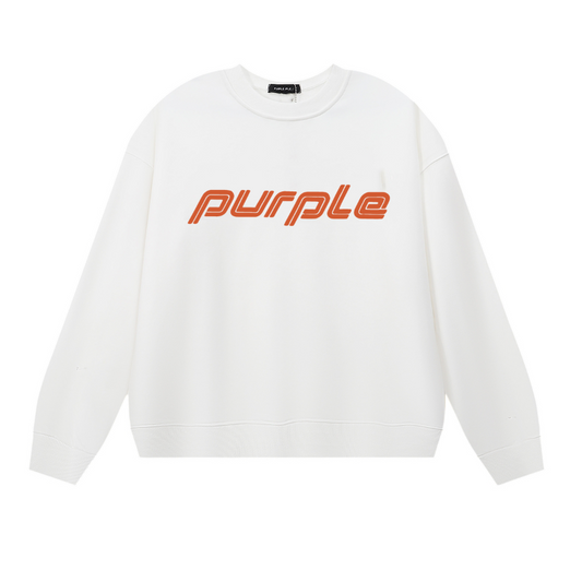 Purple 2024  Men's Long-Sleeve T-shirt Sweatshirt 1133