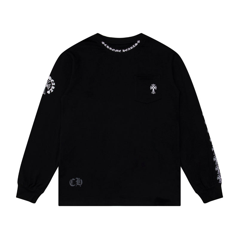 Chrome Hearts Men's Long-Sleeve T-shirt Sweatshirt K9010