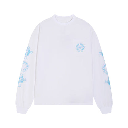 Chrome Hearts Men's Long-Sleeve T-shirt Sweatshirt K8018