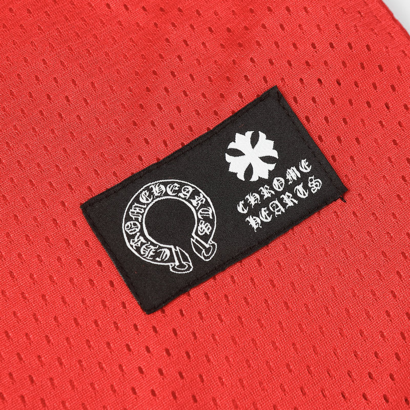 Chrome Hearts Matty Boy Mesh Stadium Jersey Red 9996