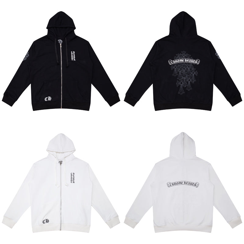 Chrome Hearts  Zip Up Hoodie K5006