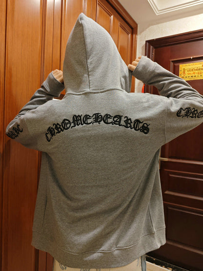 Chrome Hearts Zip Up Hoodie