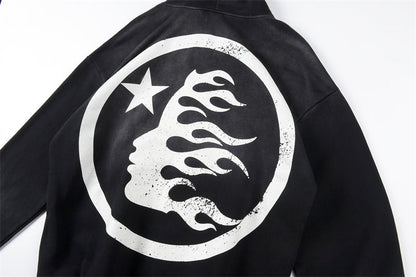 Hellstar Studios 2024 New Hoodie Black Five-pointed star