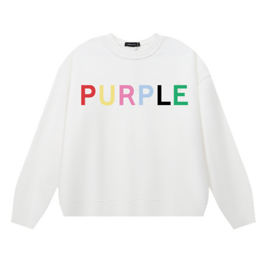 Purple 2024  Men's Long-Sleeve T-shirt Sweatshirt 1125